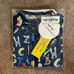 Little Sleepies Navy Alphabet Friends Zippy